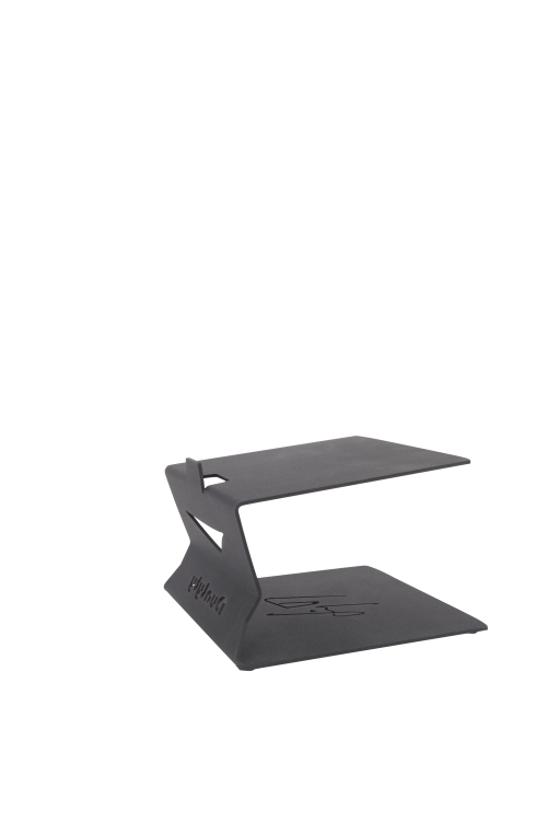 Dualyty 345 Mild Steel Desktop Monitor Stand Pair (Black) - Image 6