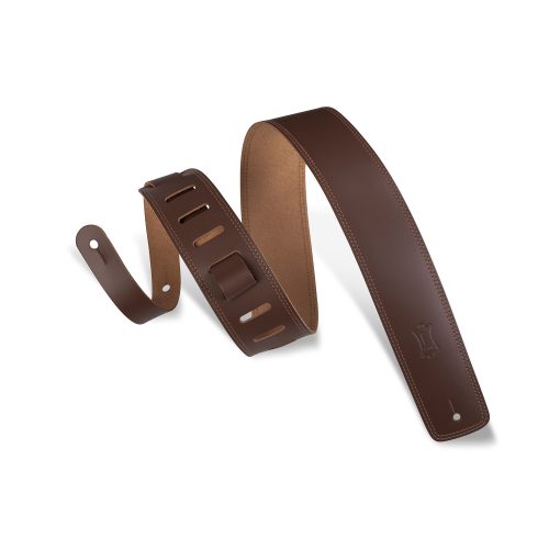 LEVYS STRAP 2.5" LEATHER BROWN