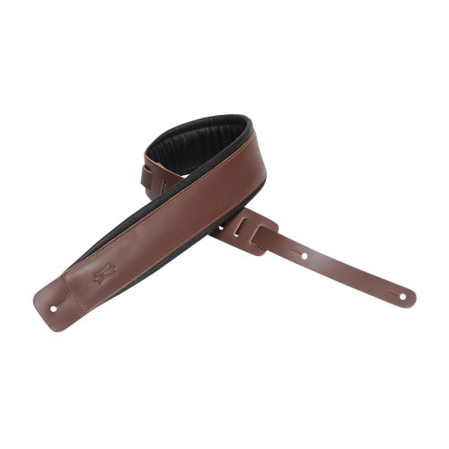 Levys Strap 3" Leather Brown With Padding