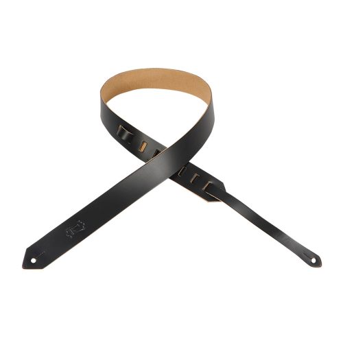 Levys Strap 1.5" Leather Guitar Strap M70-Black