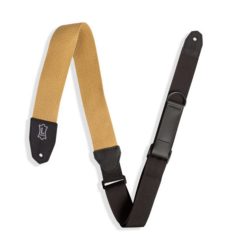 Levys Strap 2" Guitar Strap Right Height Standard Cotton Tan 2 – MRHC-Tan