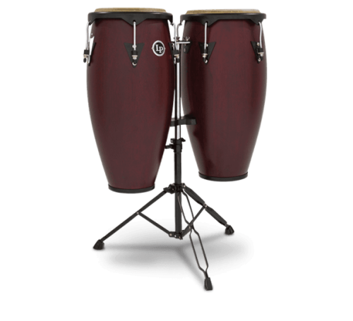 Latin Percussion City Conga Set with Stand - 10/11 inch