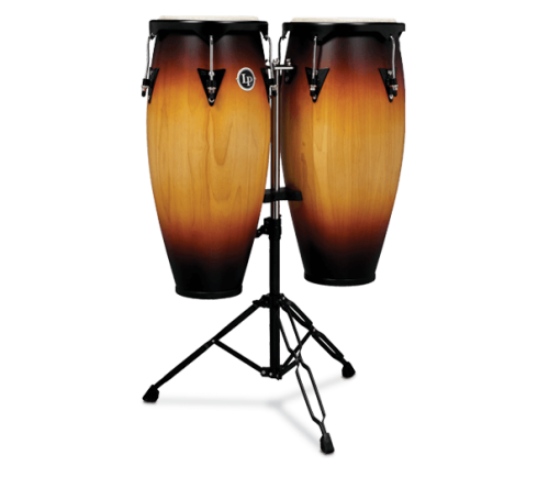 Latin Percussion City Conga Set with Stand - 10/11 inch