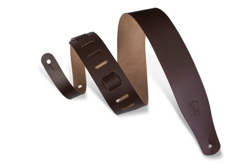 Levys Strap 2.5" Leather Dark Brown - Image 2