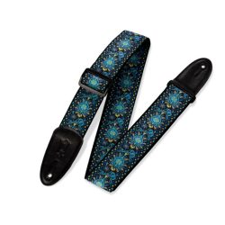 Levys Strap 2" Guitar Strap Hootenay Blue M8HT-04