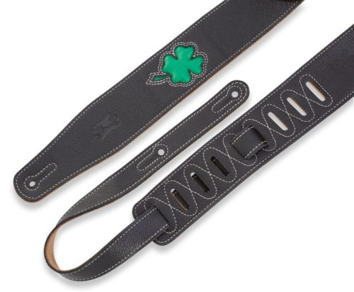 Levys Strap 2" Guitar Strap Lucky Line Clover Guitar Strap – MGS26L-002 - Image 2