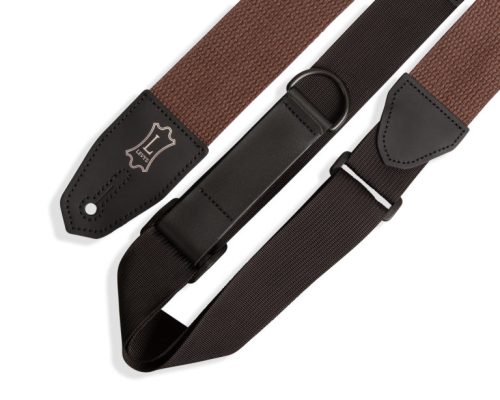 Levys Strap 2" Guitar Strap Right Height Standard Cotton Brown 2 – MRHC-Brown - Image 3