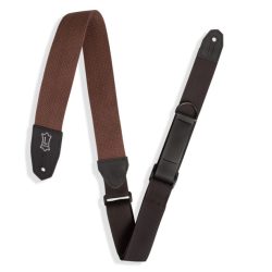 Levys Strap 2" Guitar Strap Right Height Standard Cotton Brown 2 – MRHC-Brown