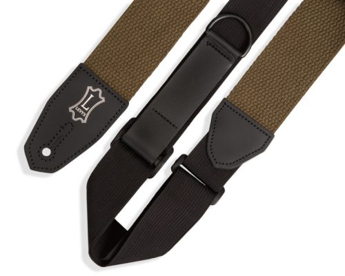Levys Strap 2" Guitar Strap Right Height Standard Cotton Green 2 – MRHC-Green - Image 3