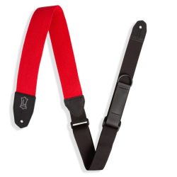 Levys Strap 2" Guitar Strap Right Height Standard Cotton Red 2 – MRHC-Red
