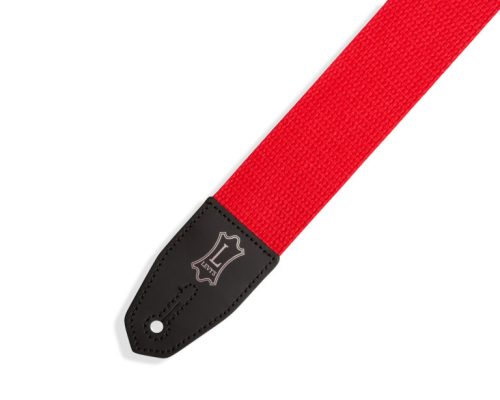 Levys Strap 2" Guitar Strap Right Height Standard Cotton Red 2 – MRHC-Red - Image 3