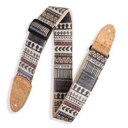 Levys Strap 2" Guitar Strap Zanzibar Cork White, Black, Red, Blue 2 – MX8-002