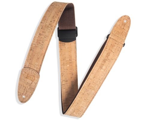 Levys Strap 2" Guitar Strap Solid Natural Cork Natural 2 – MX8-NAT