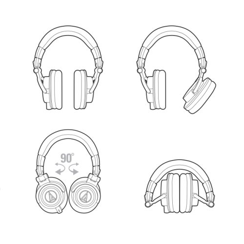 Audio-Technica ATH M50X Headphones - Image 7