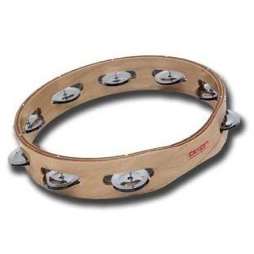 Dixon 10" Maple Tambourine With 8 Jingles
