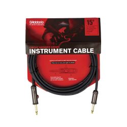 Planetwaves PWAGL15 Custom Series 15ft Circuit Breaker Latching Instrument Cable