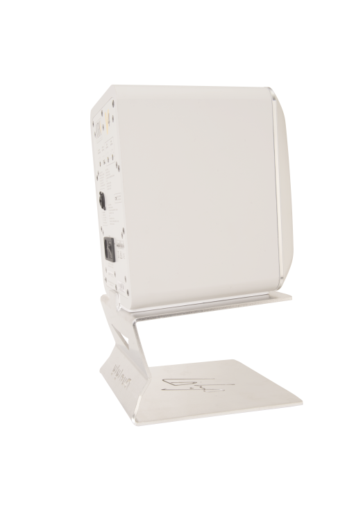 Dualyty 345 Mild Steel Desktop Monitor Stand Pair (White) - Image 8