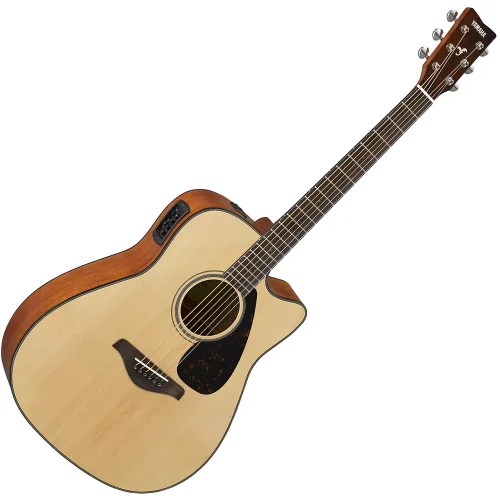 Yamaha FG Series FGX800C Acoustic-Electric Guitar  Natural - Image 2