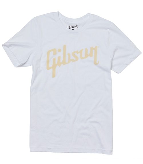 GibsonT-Shirt Distressed Logo - White XXX-Large