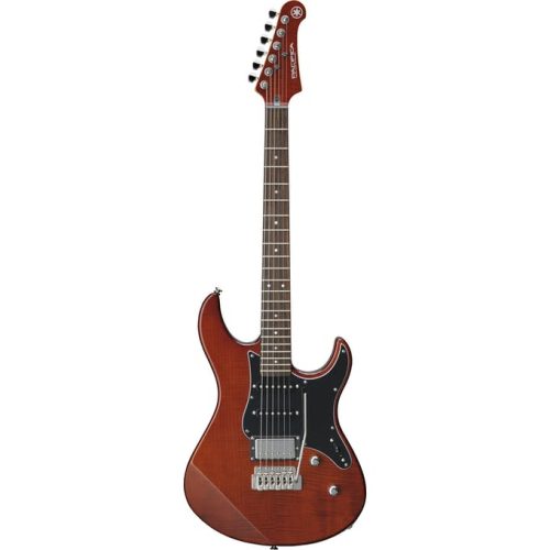Yamaha Pacifica 612VII Electric Guitar in Flame Maple Root Beer - Image 2