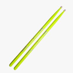 Hanflag Hickory Drumsticks Fluorescent Series (Yellow)
