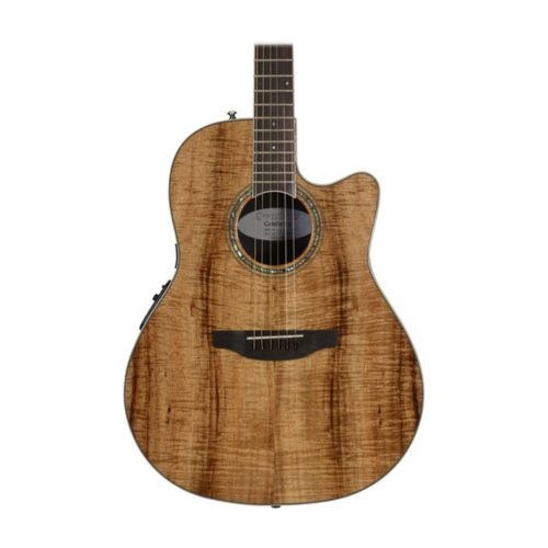 Ovation Celebrity Standard® CS24P Exotic Mid Depth Natural On Exotic Flamed Koa Acoustic Guitar