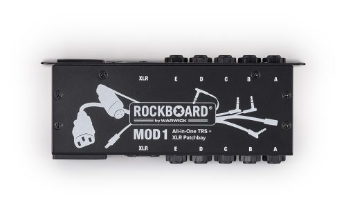 RockBoard MOD 1 V2 - All-in-One TRS and XLR, IEC and Barrel Patchbay - Image 6
