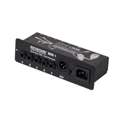 RockBoard MOD 1 V2 - All-in-One TRS and XLR, IEC and Barrel Patchbay