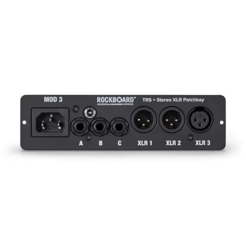 RockBoard MOD 3 V2 - All-in-One TRS and XLR Patchbay for Vocalists and Acoustic Players
