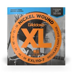 D’Addario EXL110-7, 7 String Electric Guitar Strings (10-59)