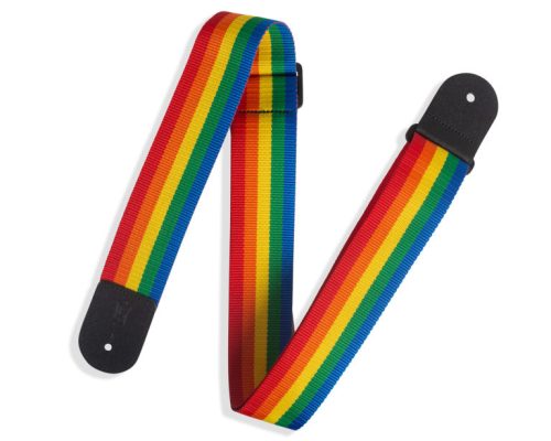 Levys Strap 2″ Guitar Strap – M8 Poly-Rainbow