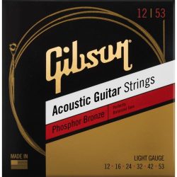 Gibson 12-53 Phosphor Bronze Acoustic Light Guitar Strings