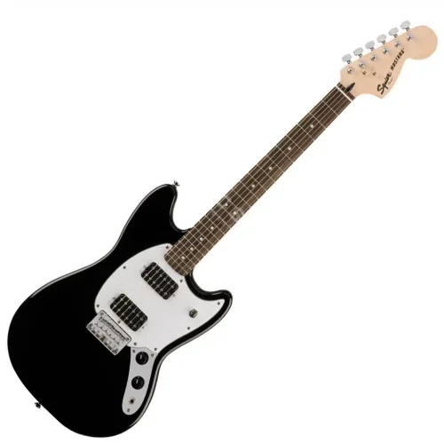 Fender Squier Bullet Mustang HH Electric Guitar – Black - Image 2