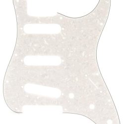 Fender 11-hole Modern-style Stratocaster S/S/S Pickguard - White Pearl