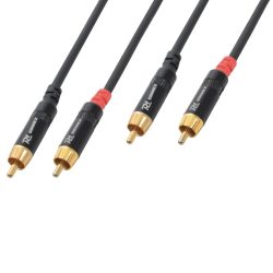 Power Dynamics 2RCA Male - 2RCA Male 1.5M Cable