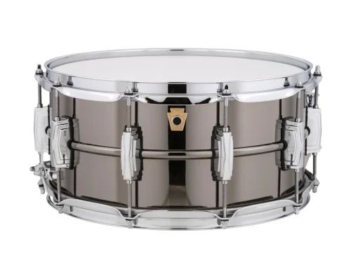 Ludwig Black Beauty Snare Drum - 6.5 x 14 inch - Black Nickel with Imperial Lugs - Image 2