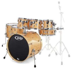 PDP Concept Maple Shell Pack 7-Piece Kit - Natural Lacquer