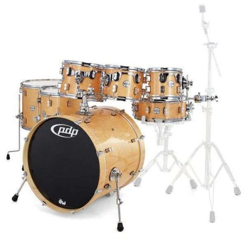 PDP Concept Maple Shell Pack 7-Piece Kit - Natural Lacquer