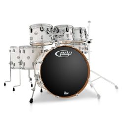 PDP Concept Maple Shell Pack – 7-piece – Pearlescent White