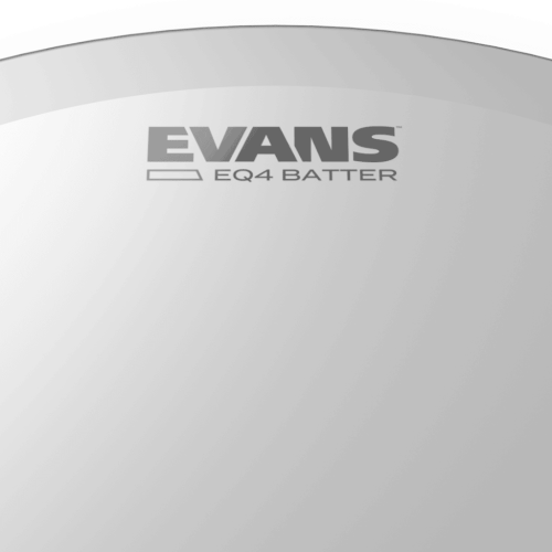 Evans EQ4 22 inch Frosted Bass Drumhead - Image 2