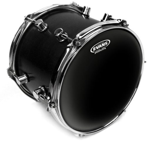 Evans 14 Black Chrome Tom Batter Drum Head - Image 2