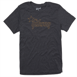 Gibson T-Shirt Star Logo Charcoal 2X