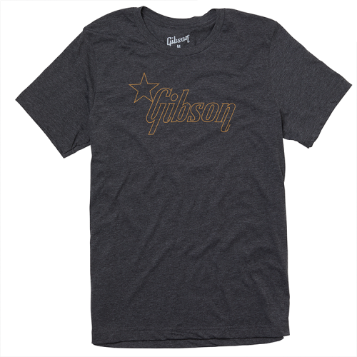 Gibson T-Shirt Star Logo Charcoal 2X