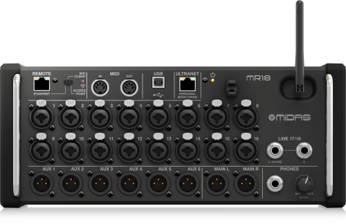 Midas MR18 18-channel Tablet-controlled Digital Mixer - Image 2