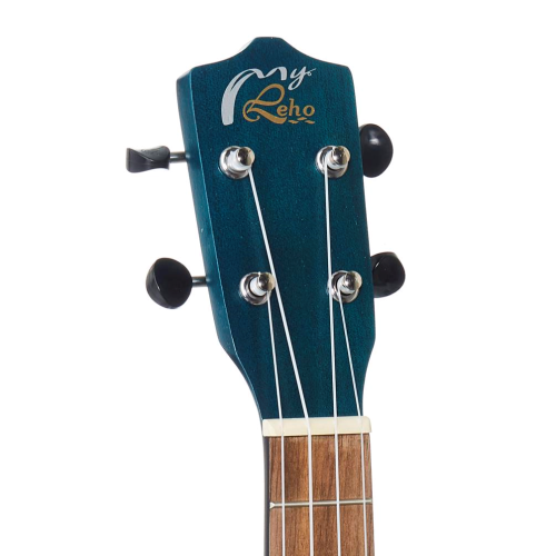 Leho Xtreme Mahogany Concert Ukulele Blue Sea W/Bag - Image 2