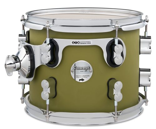 PDP Concept Maple Shell Pack 7-Piece Kit - Satin Olive - Image 2