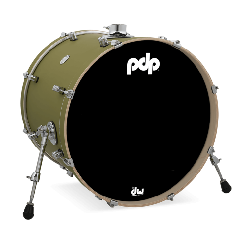 PDP Concept Maple Shell Pack 7-Piece Kit - Satin Olive - Image 4