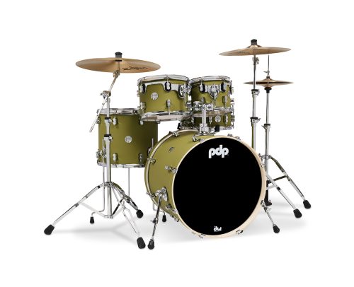 PDP Concept Maple 5-piece Shell Pack - Satin Olive