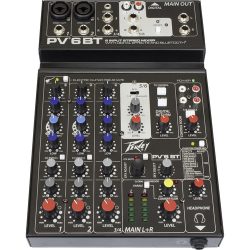 Peavey PV 6 BT Mixer with Bluetooth and Effects