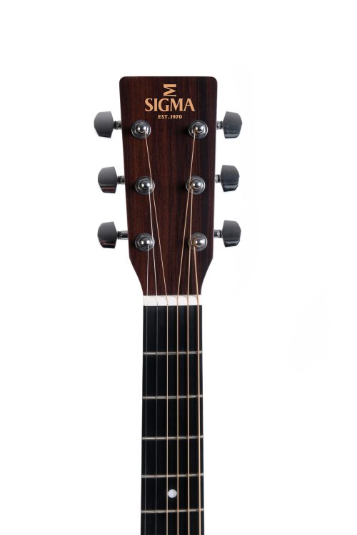 Sigma DMEL Plus Left Handed Acoustic Guitar - Natural - Image 4